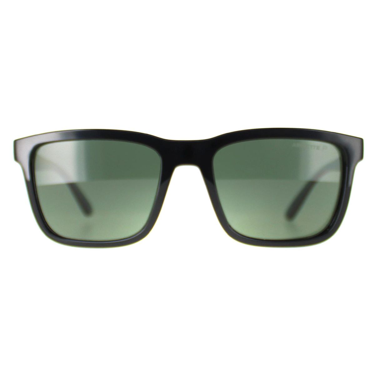 Klassische schwarze Rechteck-Sonnenbrille