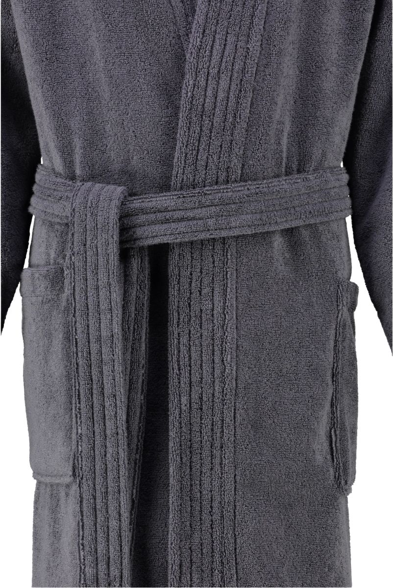 JOOP! Bademantel, Baumwolle, aufgesetzte Taschen, für Herren, grau, 46/48