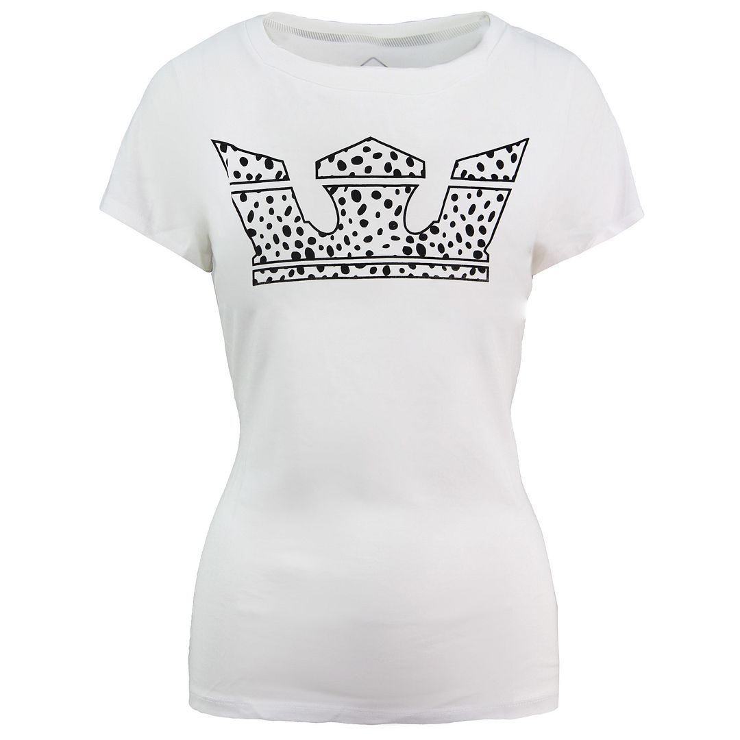 Weißes Damen T-Shirt mit Grafikprint