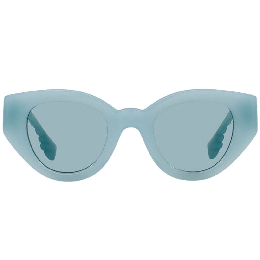 Hellblaue Cat-Eye Sonnenbrille