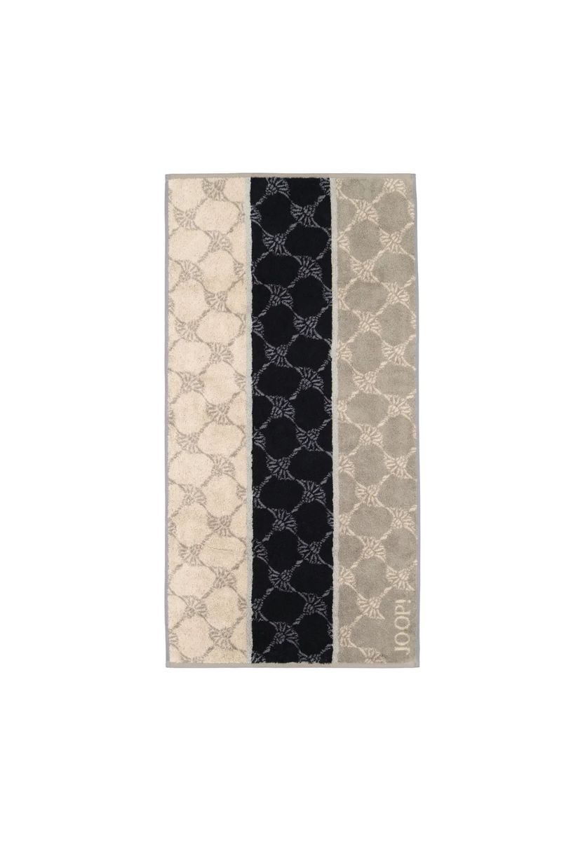 JOOP! Handtücher Signature Cornflower Stripes 1657 graphit - 70, grau, 50X100