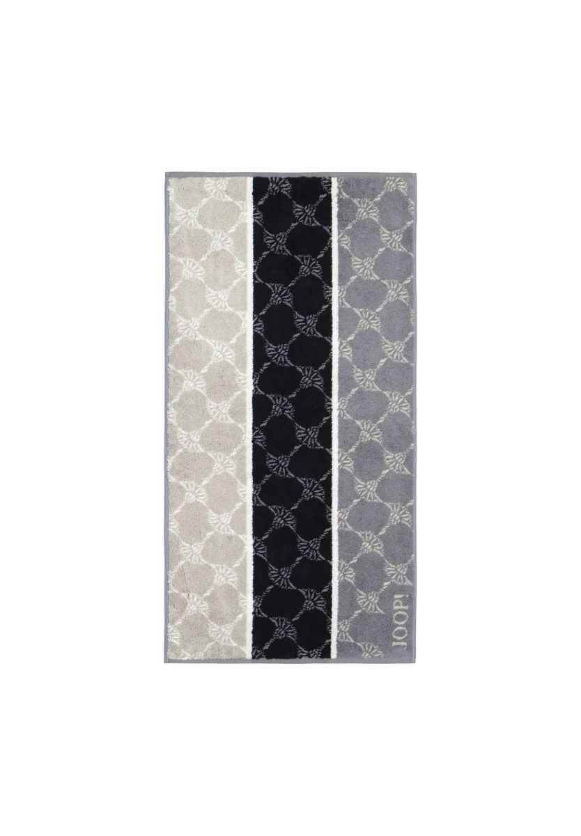 JOOP! Handtücher Signature Cornflower Stripes 1657 schwarz - 97, schwarz, 50X100