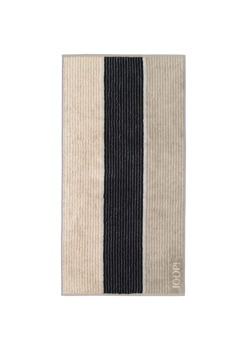 JOOP! Handtücher Signature Lines 1658 graphit - 70, grau, 50X100