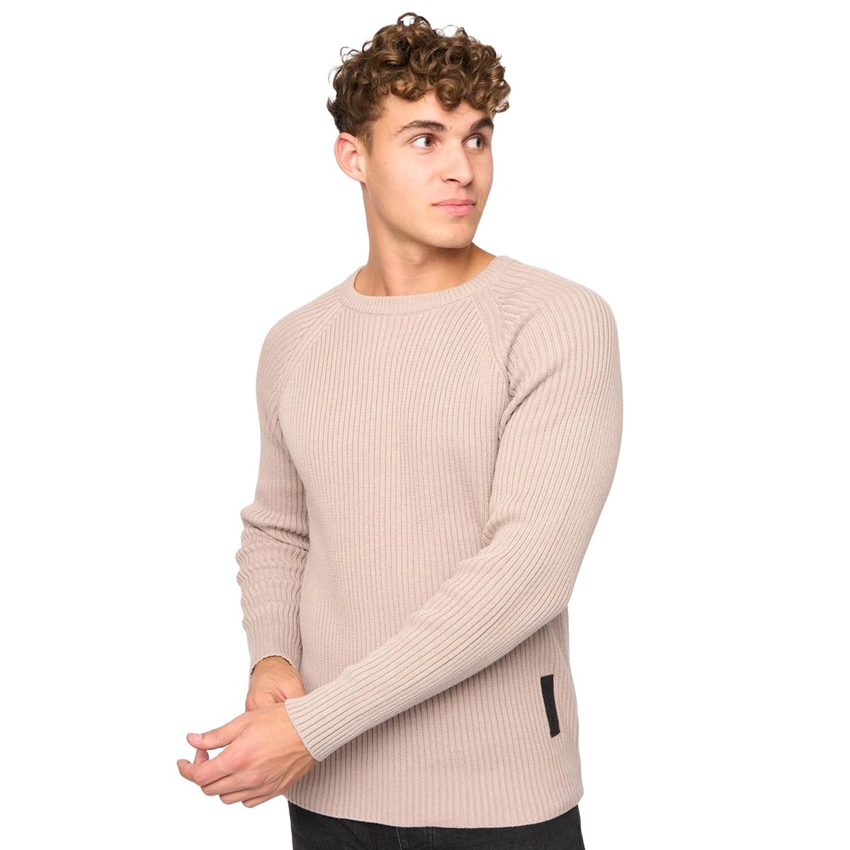 Crosshatch - "Kramtax" Pullover für Herren Raglanärmel (Blaugrün)