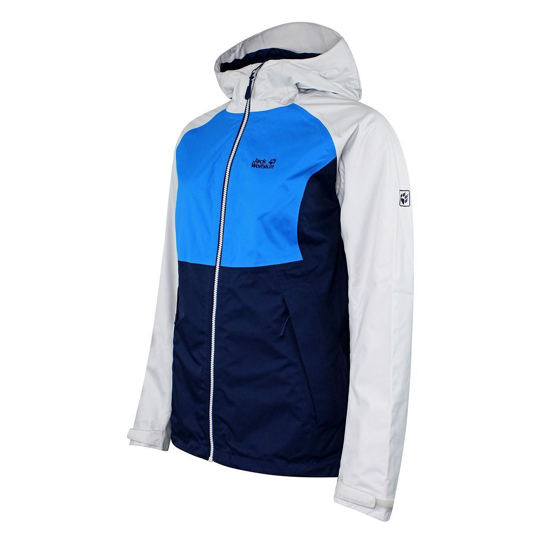 Funktionale Kapuzenjacke mit Color-Blocking