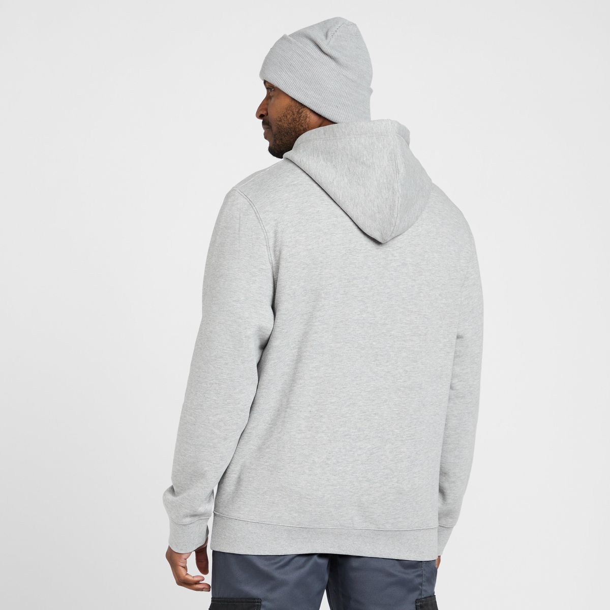 Fleece-Hoodie mit Retro-Grafikdruck