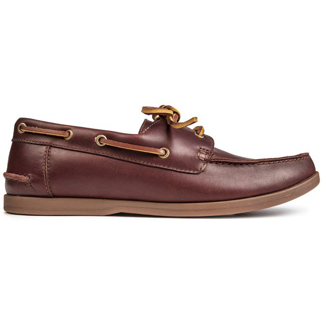 Leder Bootsschuhe mit Schnürsenkeln