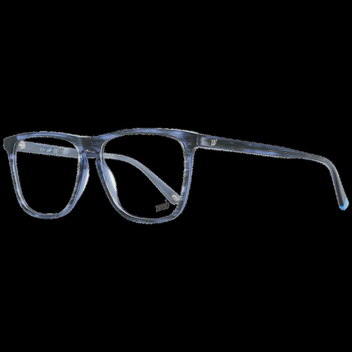 Brille mit blauem Marmoreffekt und Vollrand