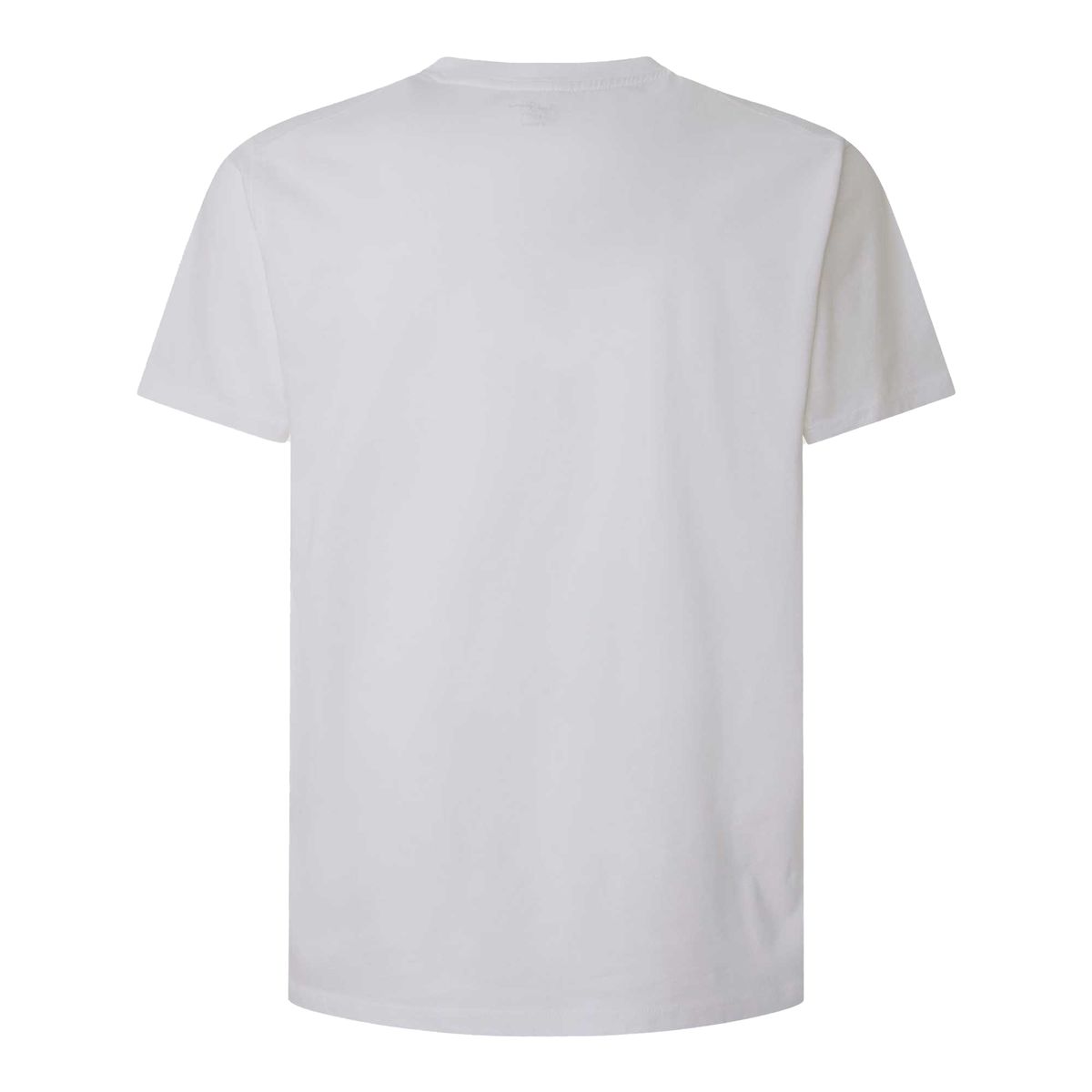 Minimalistisches Baumwoll-T-Shirt mit Rundhalsausschnitt
