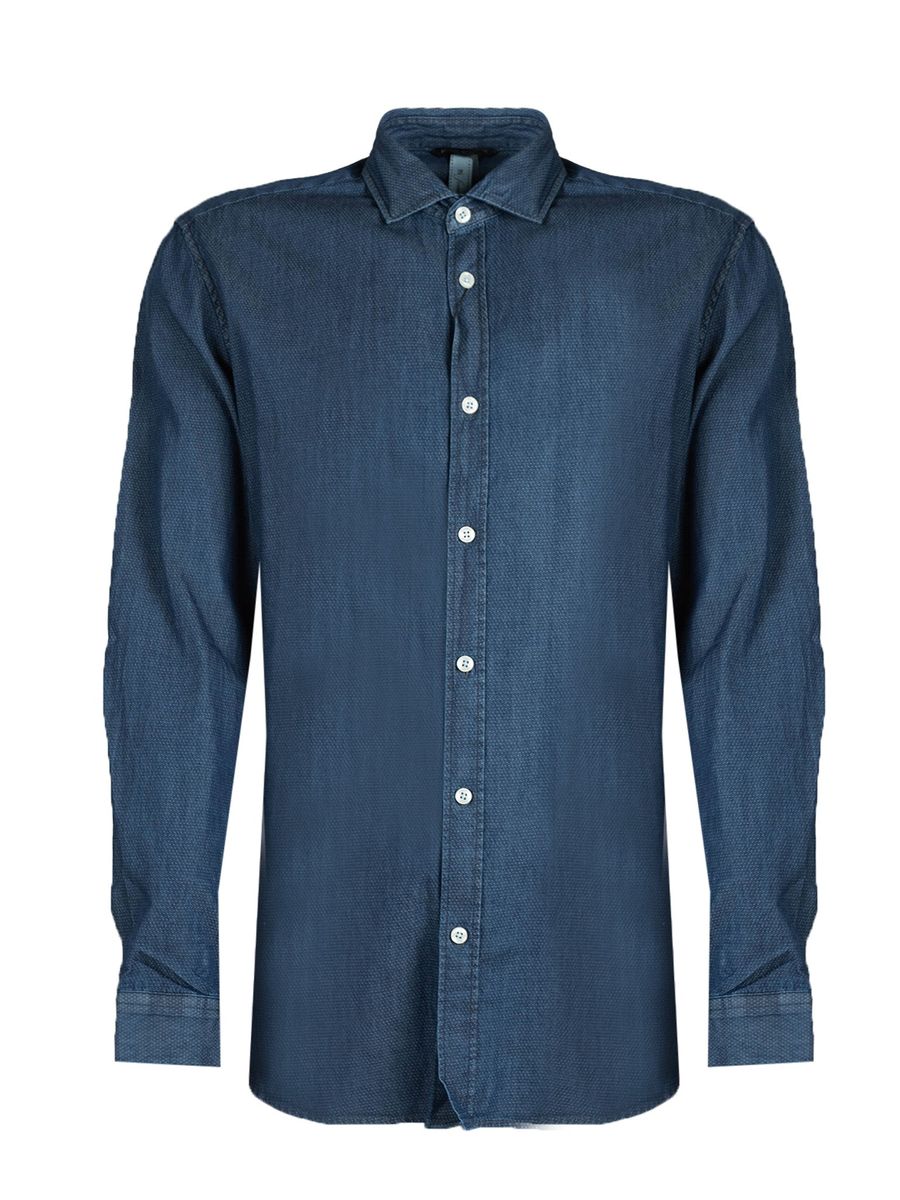 Herren Regular Fit Jeanshemd