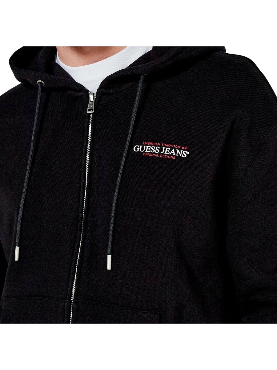 Klassischer Zip-Up Logo Hoodie