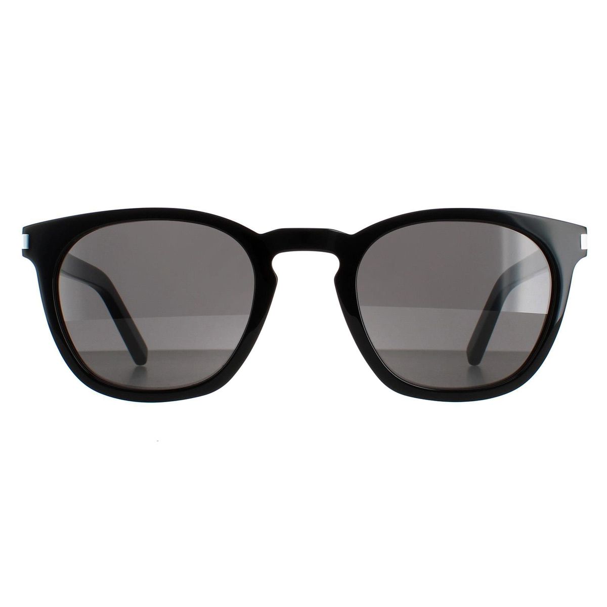 Runde Unisex-Sonnenbrille Schwarz Rauch