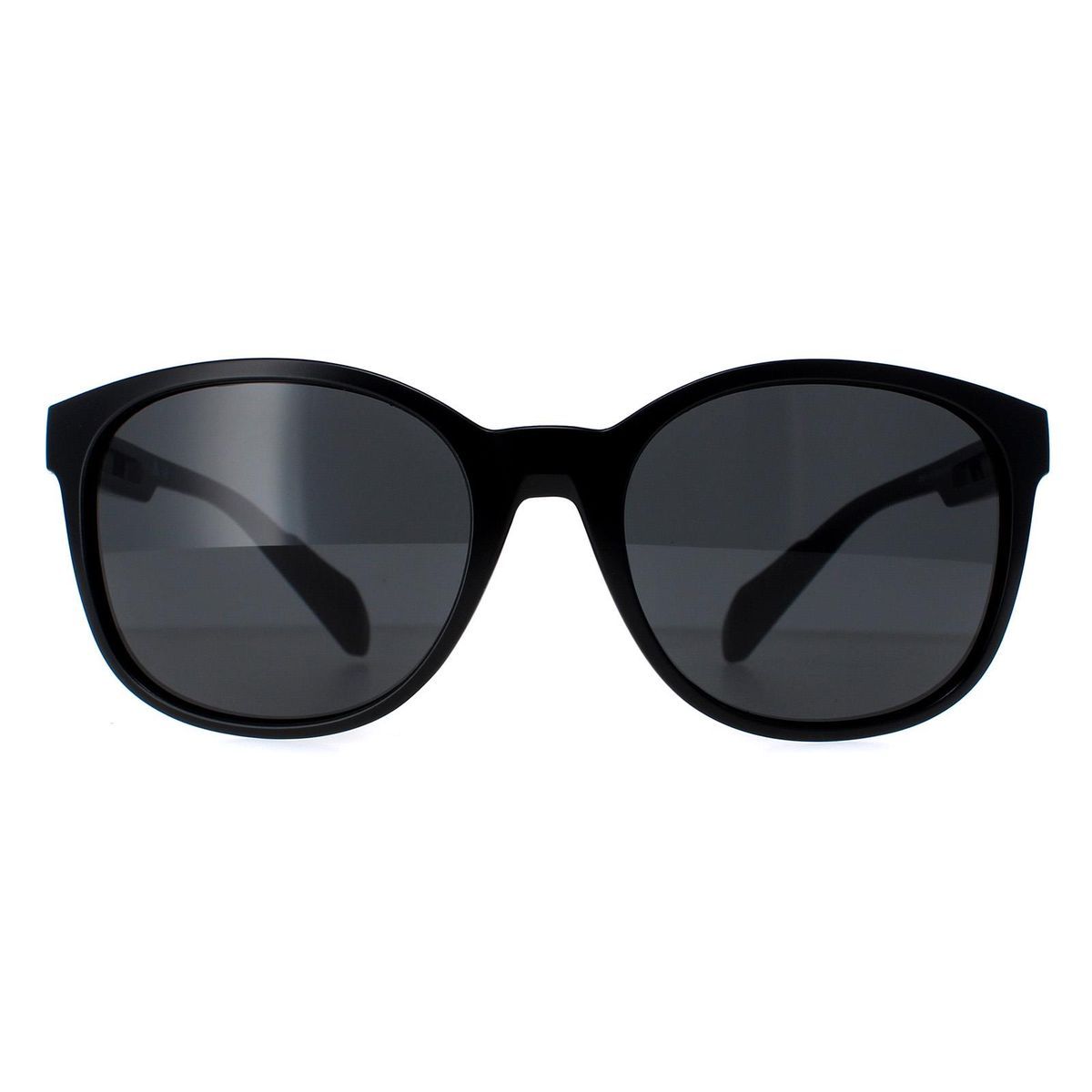 Schwarze ovale Sonnenbrille Unisex
