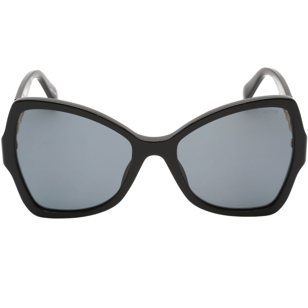 Übergroße Butterfly-Sonnenbrille mit dunklen Gläsern