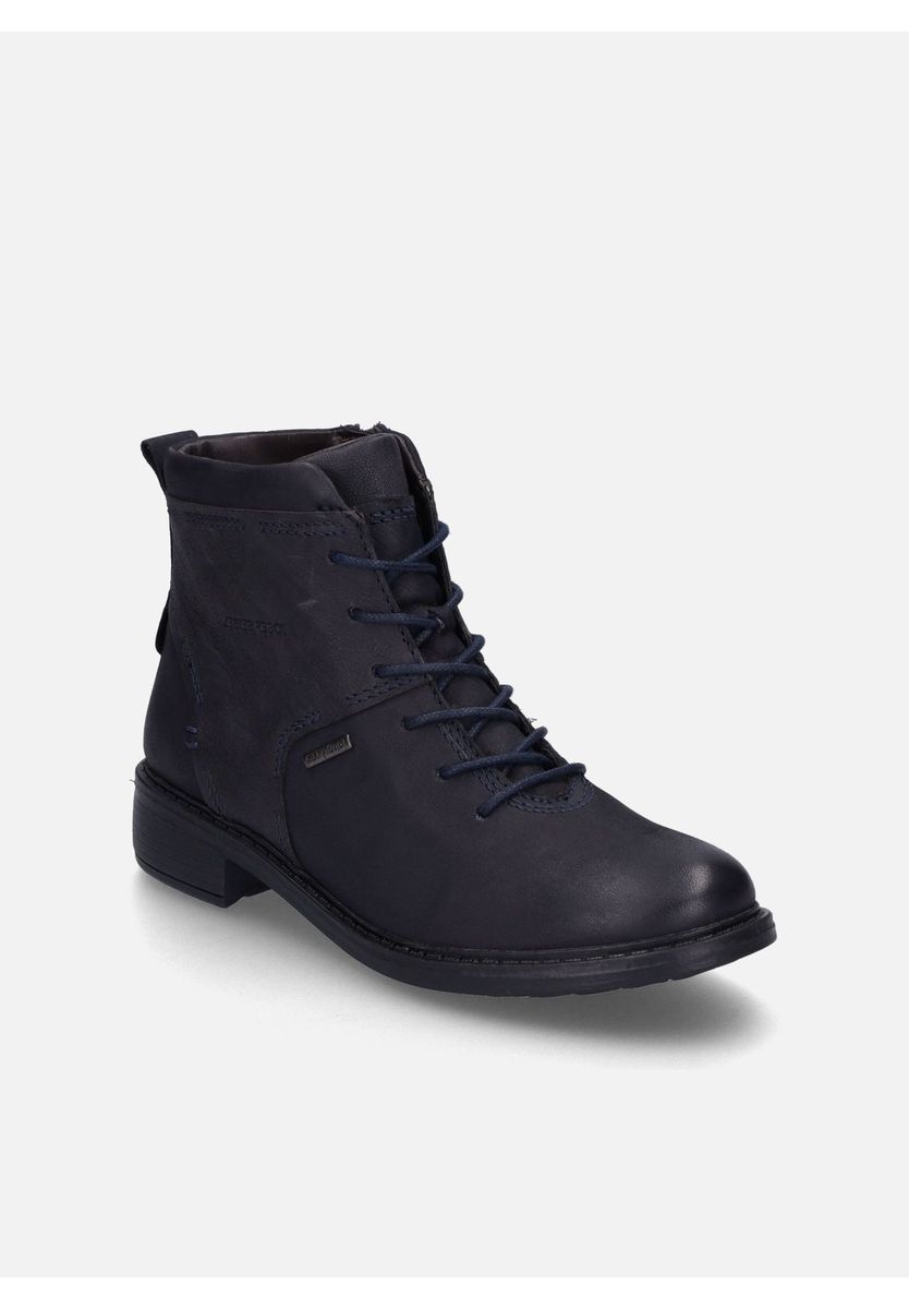 Damen Schnür-Leder-Stiefelette