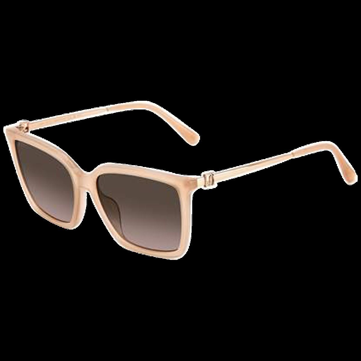 Quadratische Acetat-Sonnenbrille mit Farbverlaufsgläsern