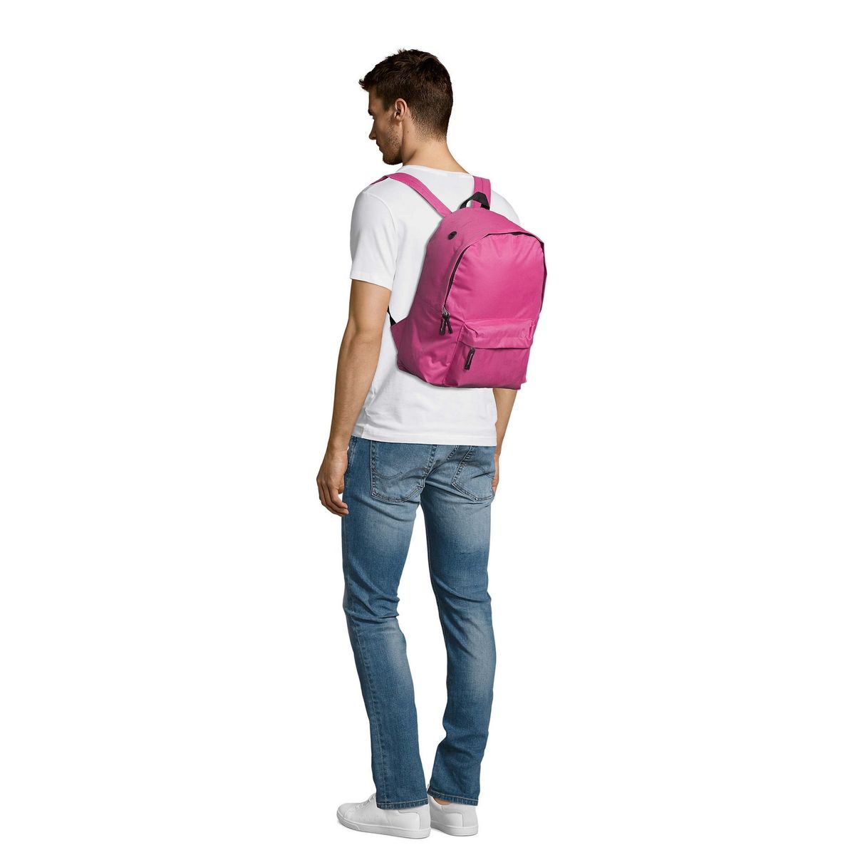 Klassischer Alltagsrucksack mit Fronttasche
