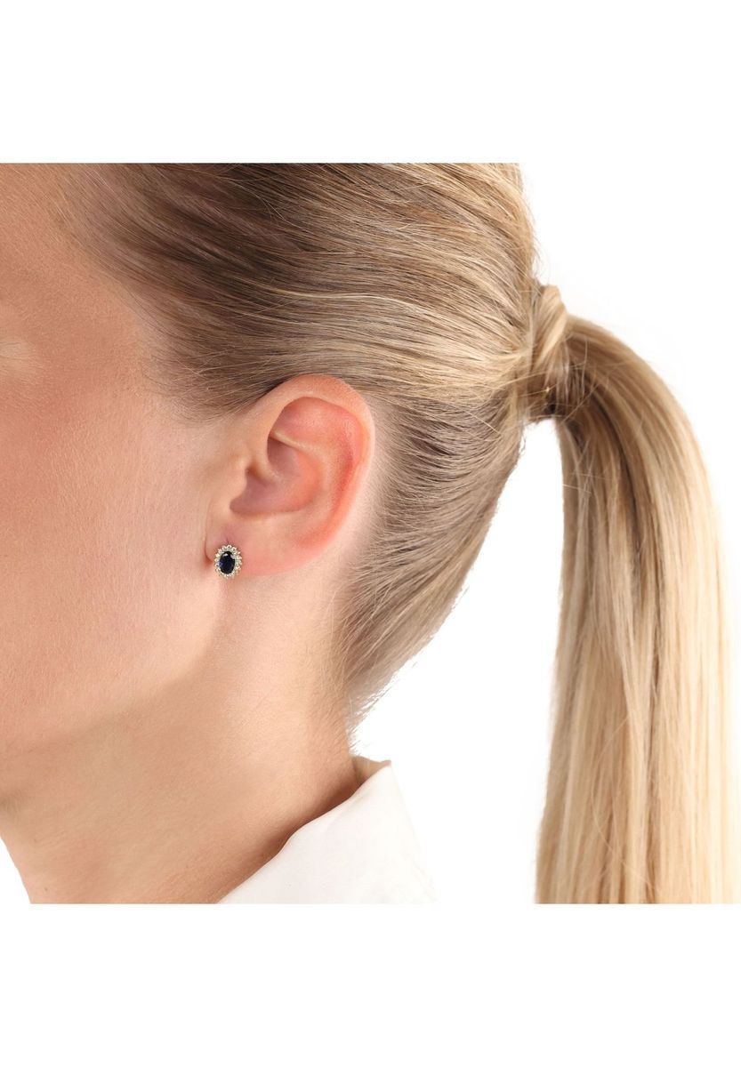 amor Damen Ohrstecker, 375er Gelbgold, GELBGOLD