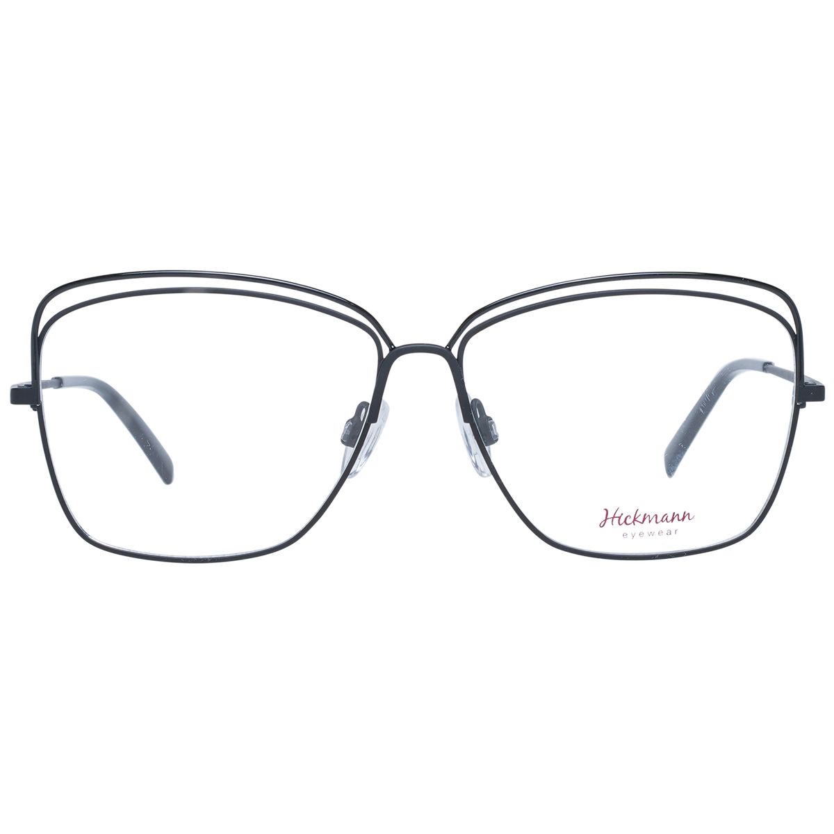 Quadratische Oversize-Brille mit Doppelsteg