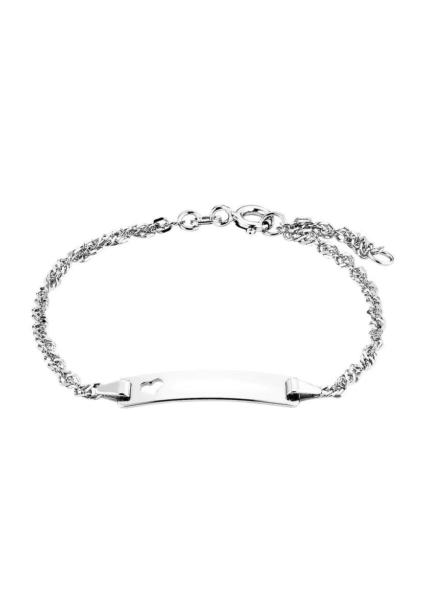 amor Damen Identarmaband, 925er Silber, silber