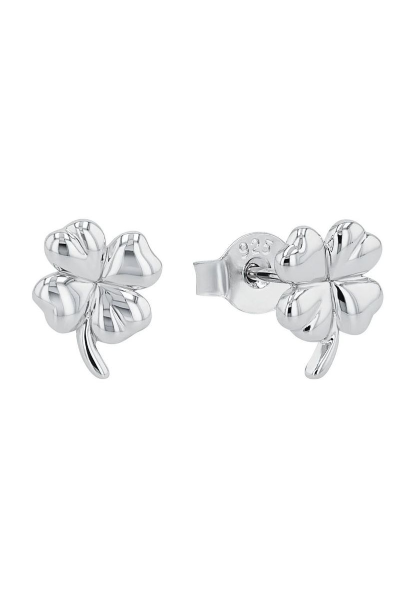 amor Damen Ohrstecker "Kleeblatt", 925er Silber, SILBER