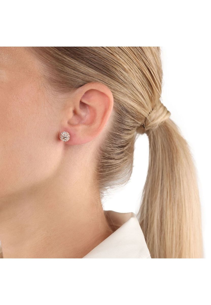 amor Damen Ohrstecker, 925er Silber, roségold