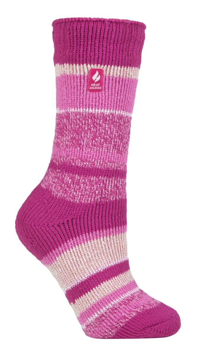 Wärmehalter - Damen Thermosocken für den Winter | Outdoor & Indoor Socken | Kuschelig & Flauschig | Geschenke für Frauen - Berry (Provence)