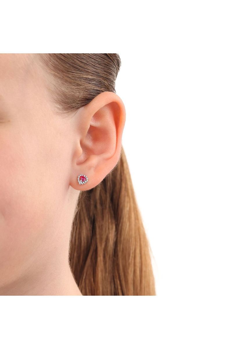 amor Mädchen Ohrstecker "2021187", 925er Silber, silber