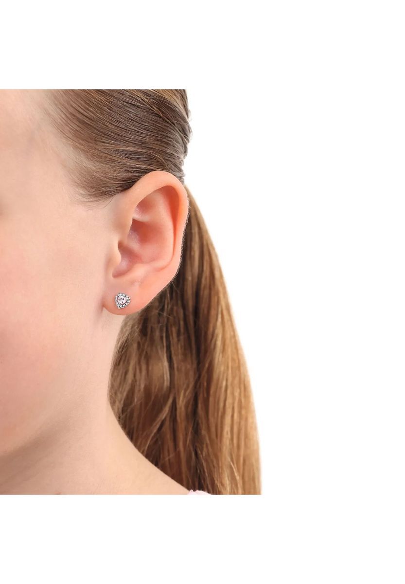 amor Kinder Ohrstecker, 925er Silber, SILBER ROSA, 99