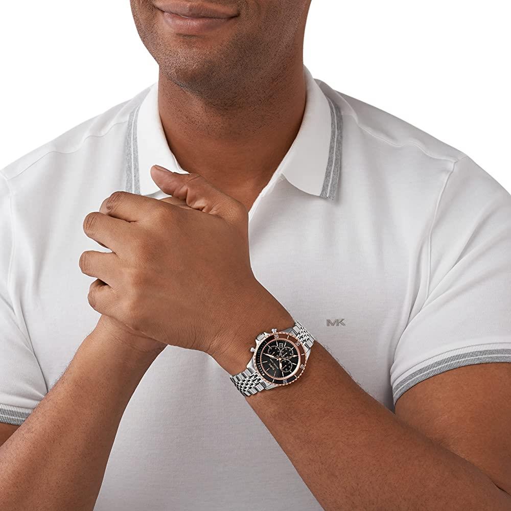 Bayville Chronograph-Uhr mit Gliederarmband