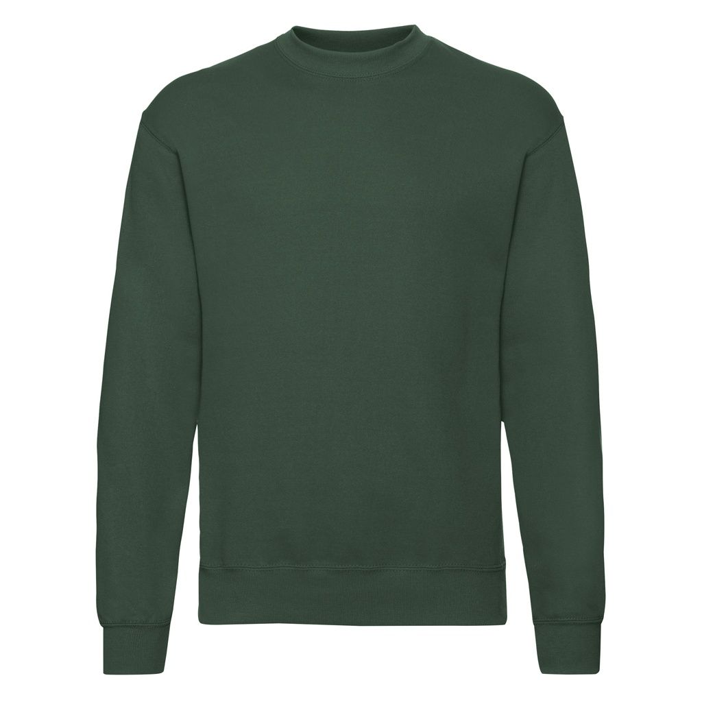 Klassisches, einfarbiges Sweatshirt mit überschnittenen Schultern