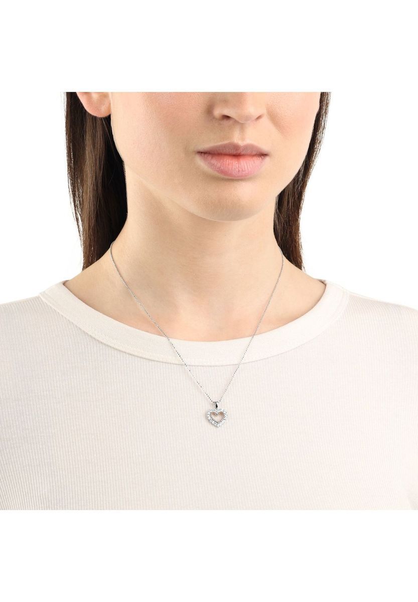 amor Kette mit Anhänger, Bicolor, 45