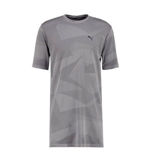 Herren Grau Grafikdruck T-Shirt