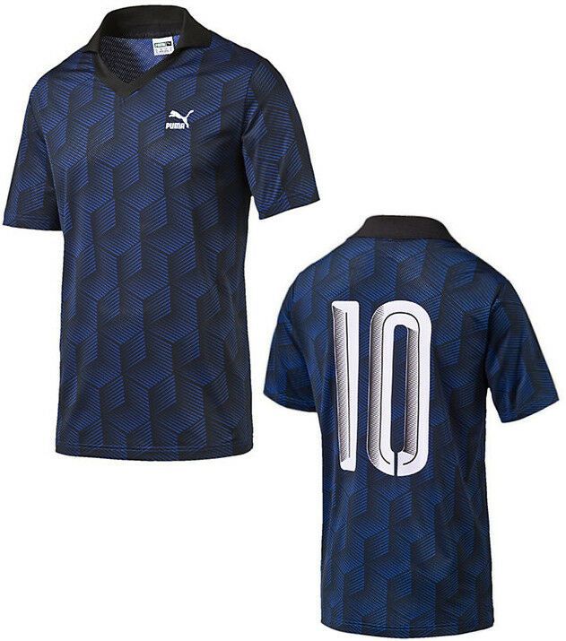 Gemustertes Fußball-T-Shirt mit Nummer 10
