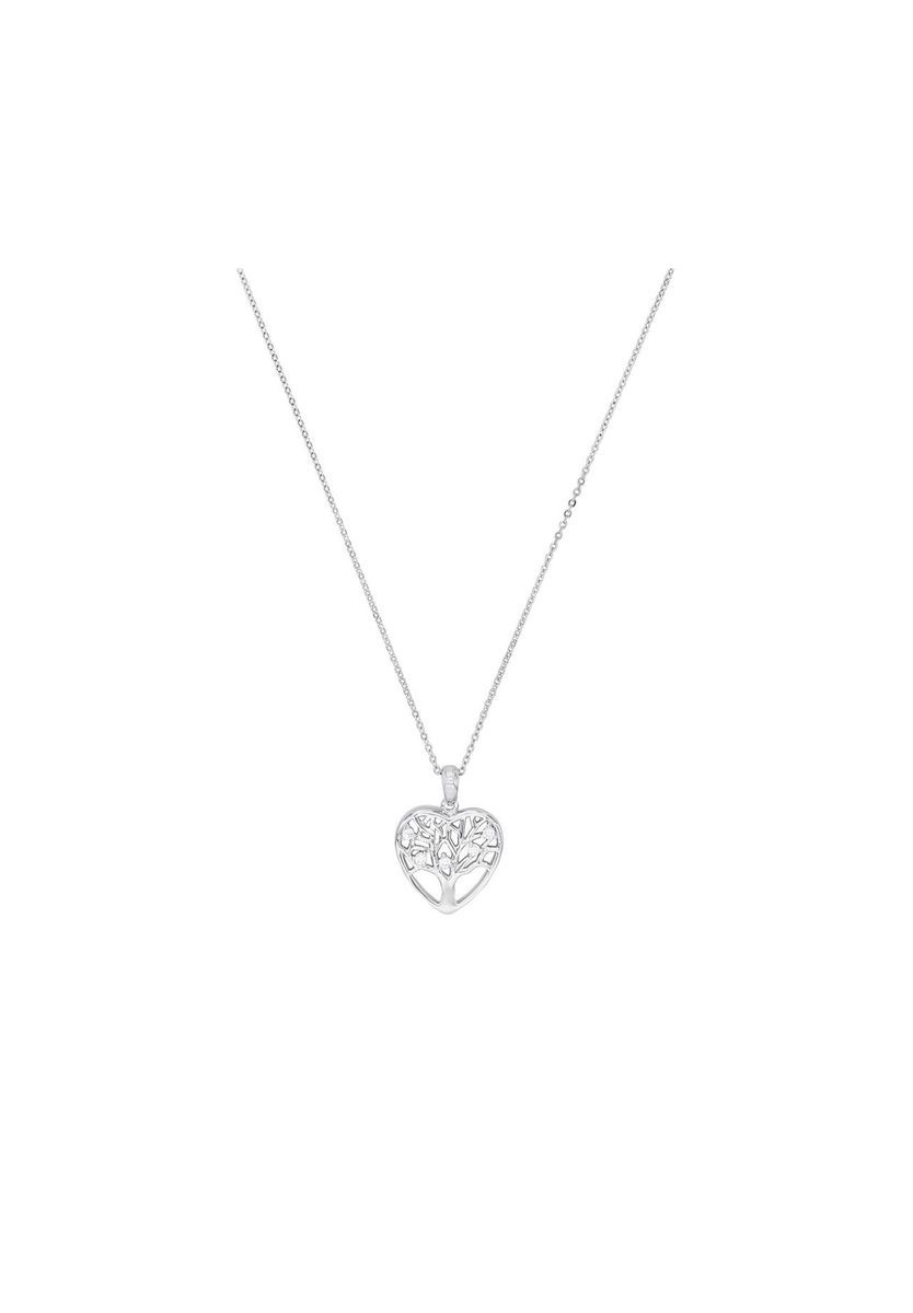 amor Kette mit Anhänger, Silber, 45