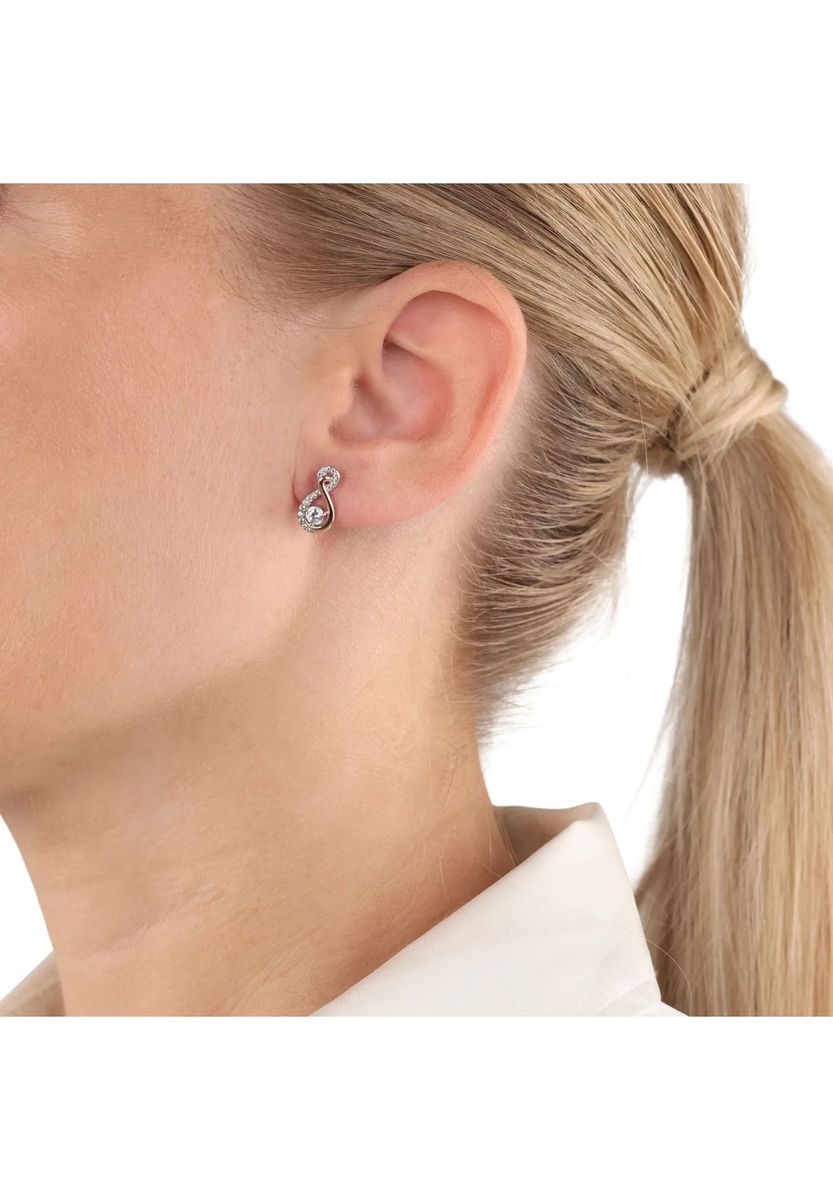 amor Damen Ohrstecker, 925er Silber, BICOLOR, 99