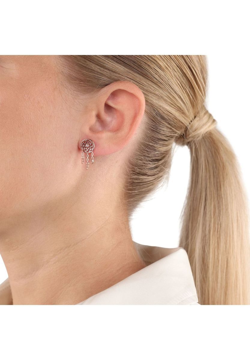 amor Damen Ohrstecker, 925er Silber, ROSÉGOLD