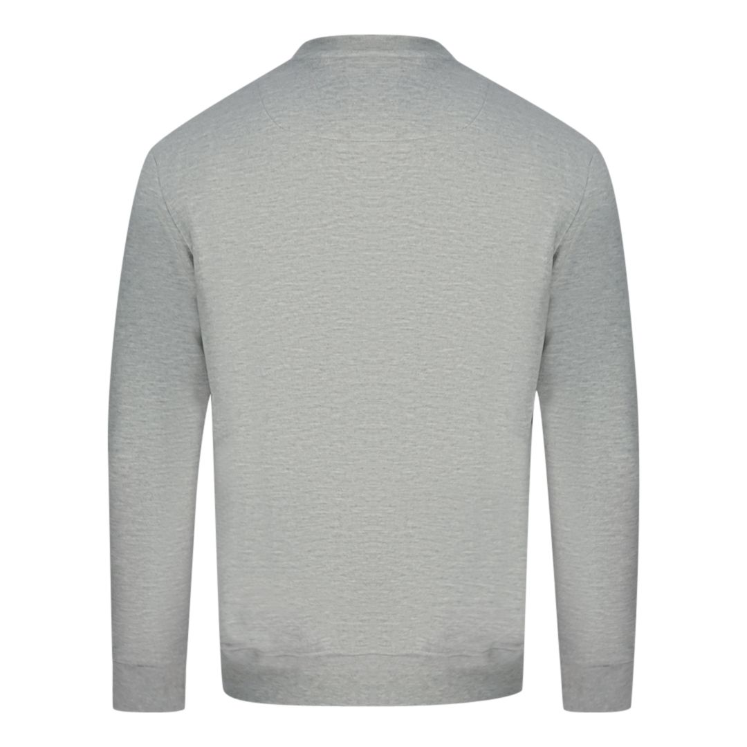 Klassisches Sweatshirt in Melange-Optik
