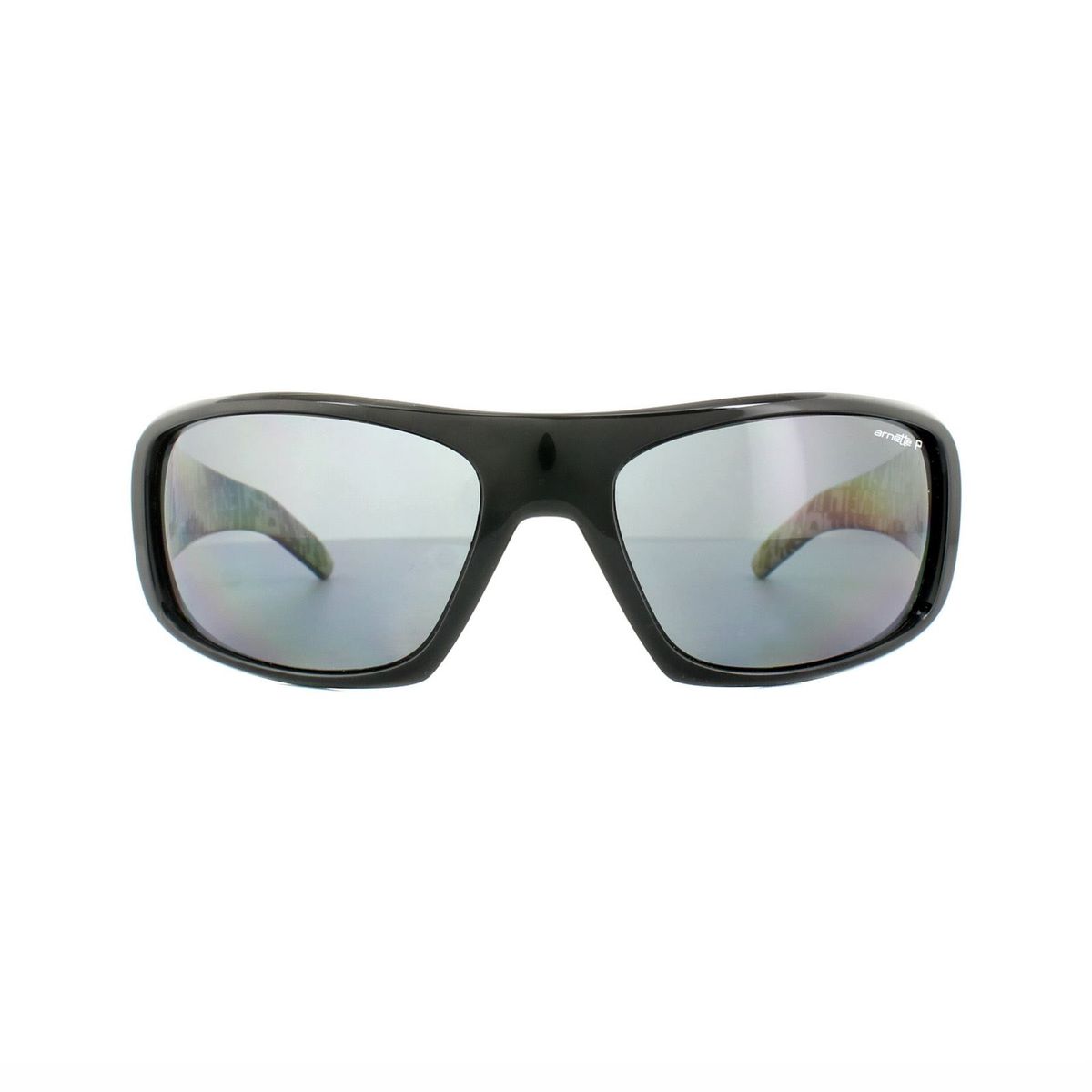 Schwarze gewickelte Grafik Sonnenbrille