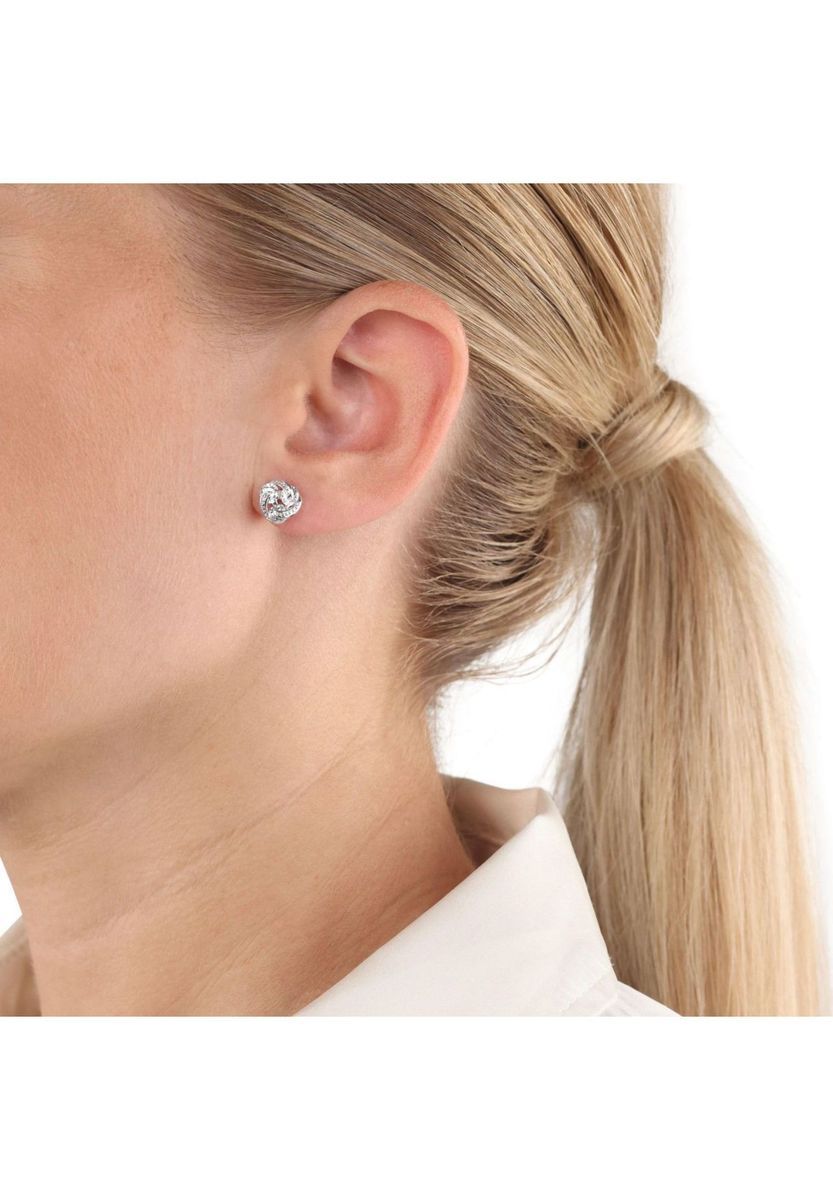 amor Damen Ohrstecker, 925er Silber, silber