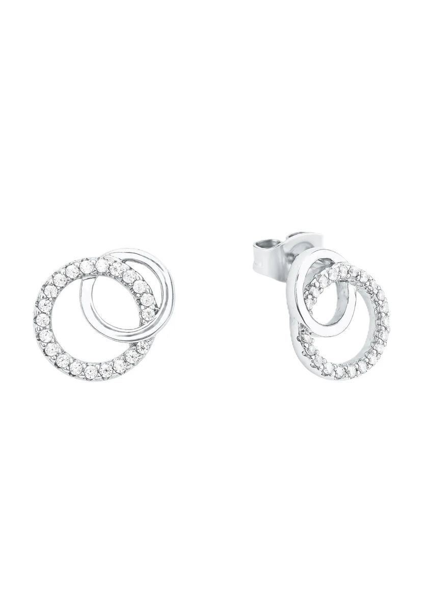 amor Damen Ohrstecker, 925er Silber, silber