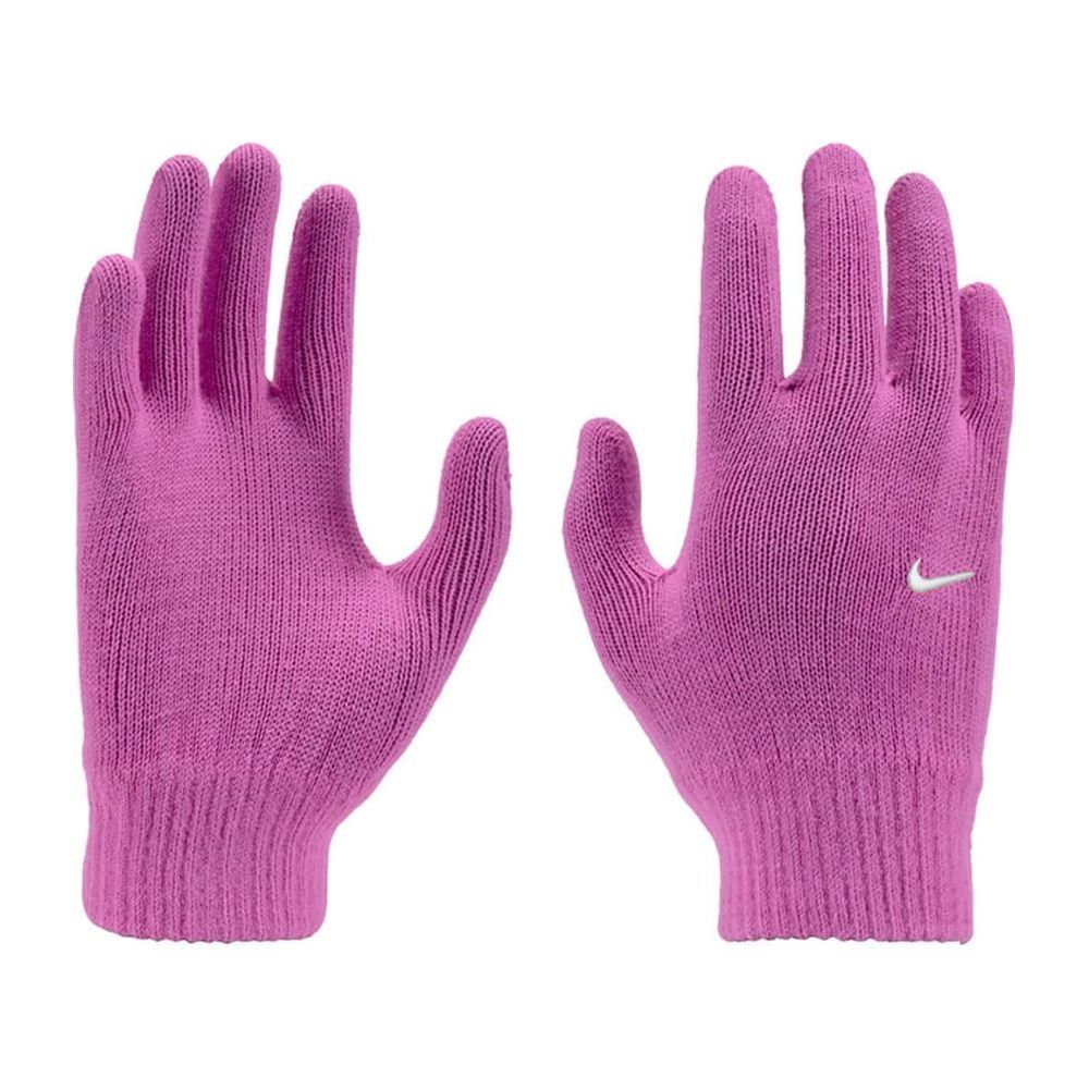 Verspielte Strickhandschuhe mit Swoosh