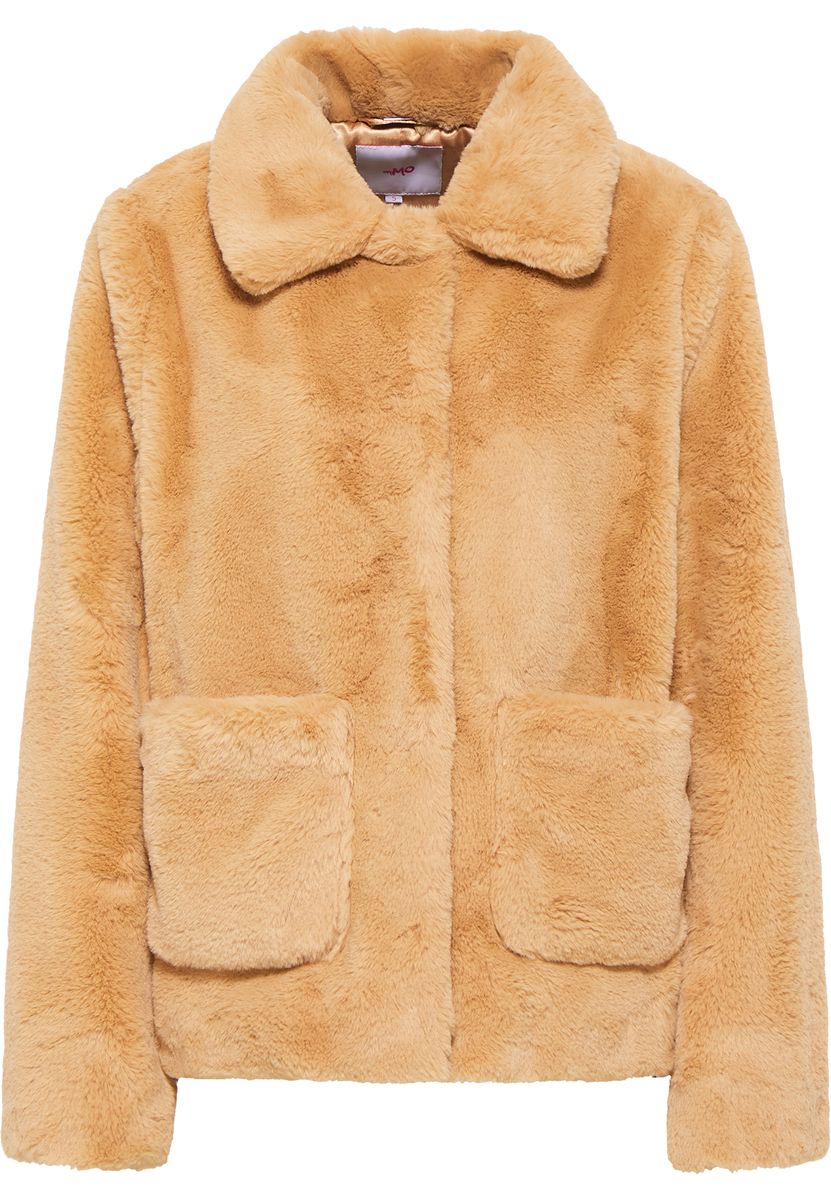 Kurze Jacke aus weichem Kunstfell