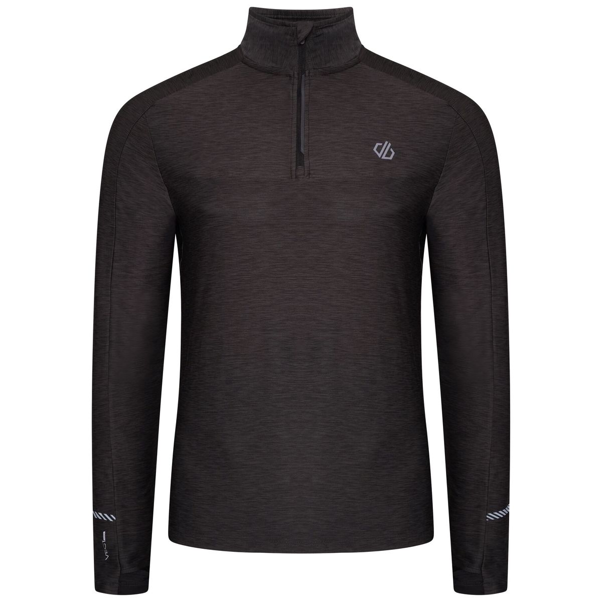 Dare 2B Herren Power Up II leichtes Trikot (Schwarz Mergel)