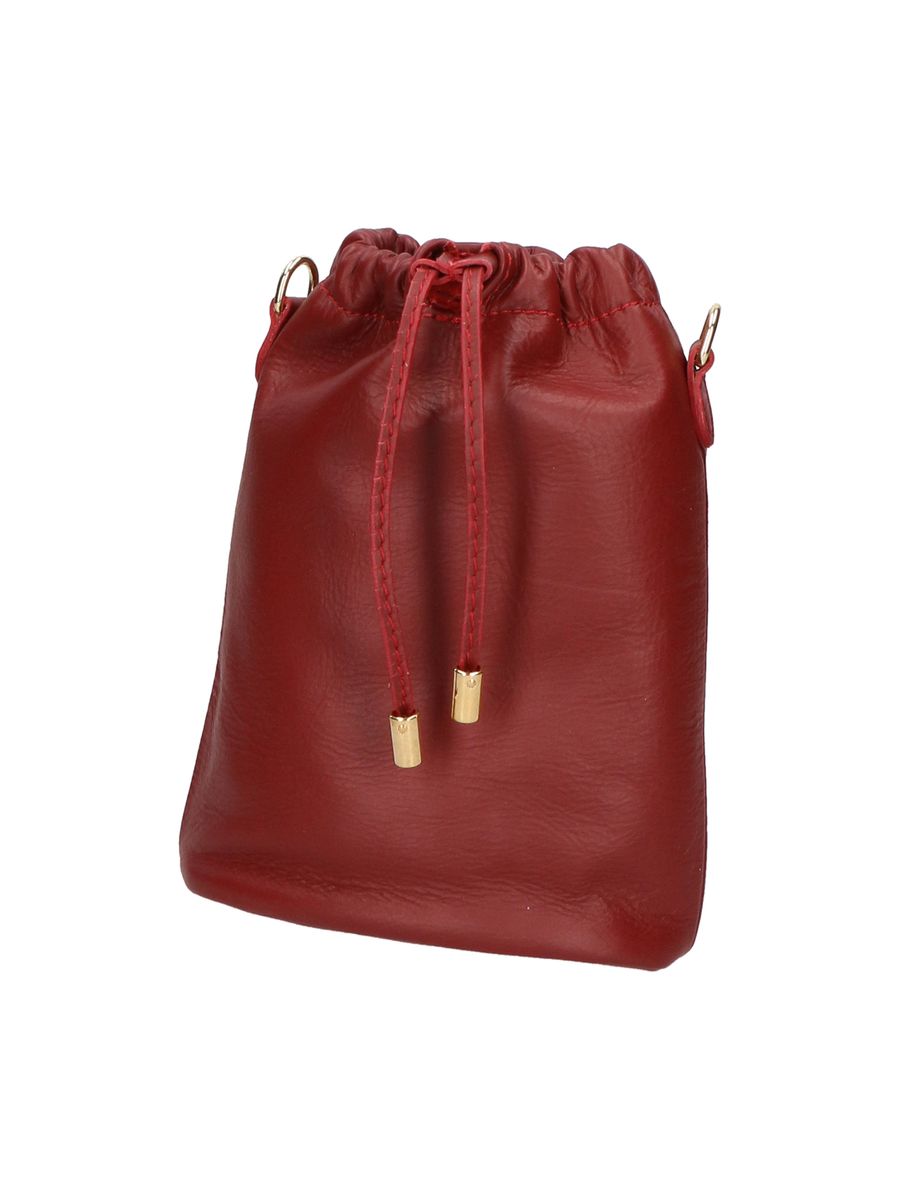 Handgefertigte Leder-Beuteltasche