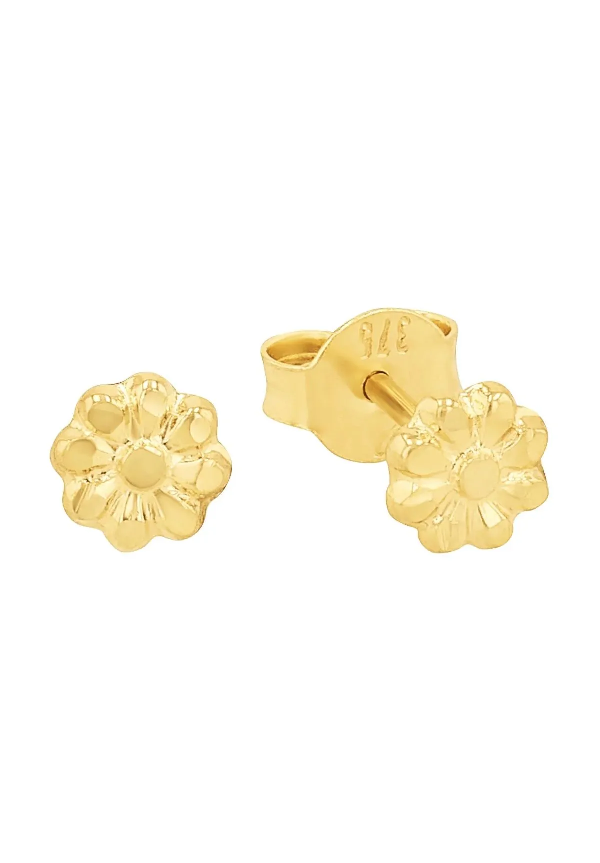 amor Kinder Ohrstecker "Blume", 375er Gelbgold, GOLD