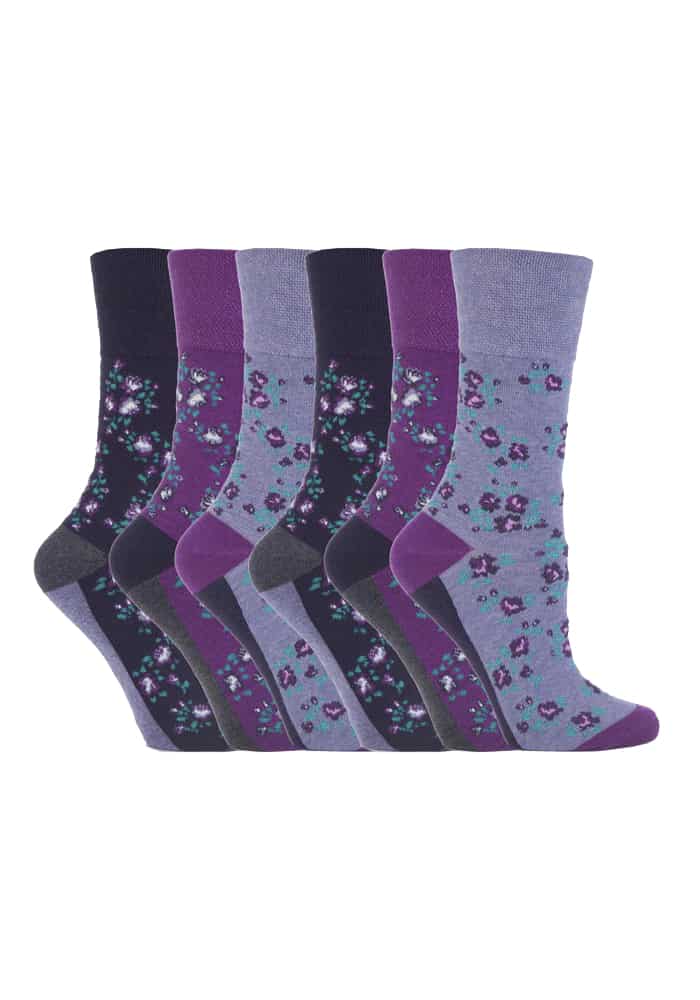 Gentle Grip - 6 Paar Damen Gentle Grip nicht elastische Socken - GG57