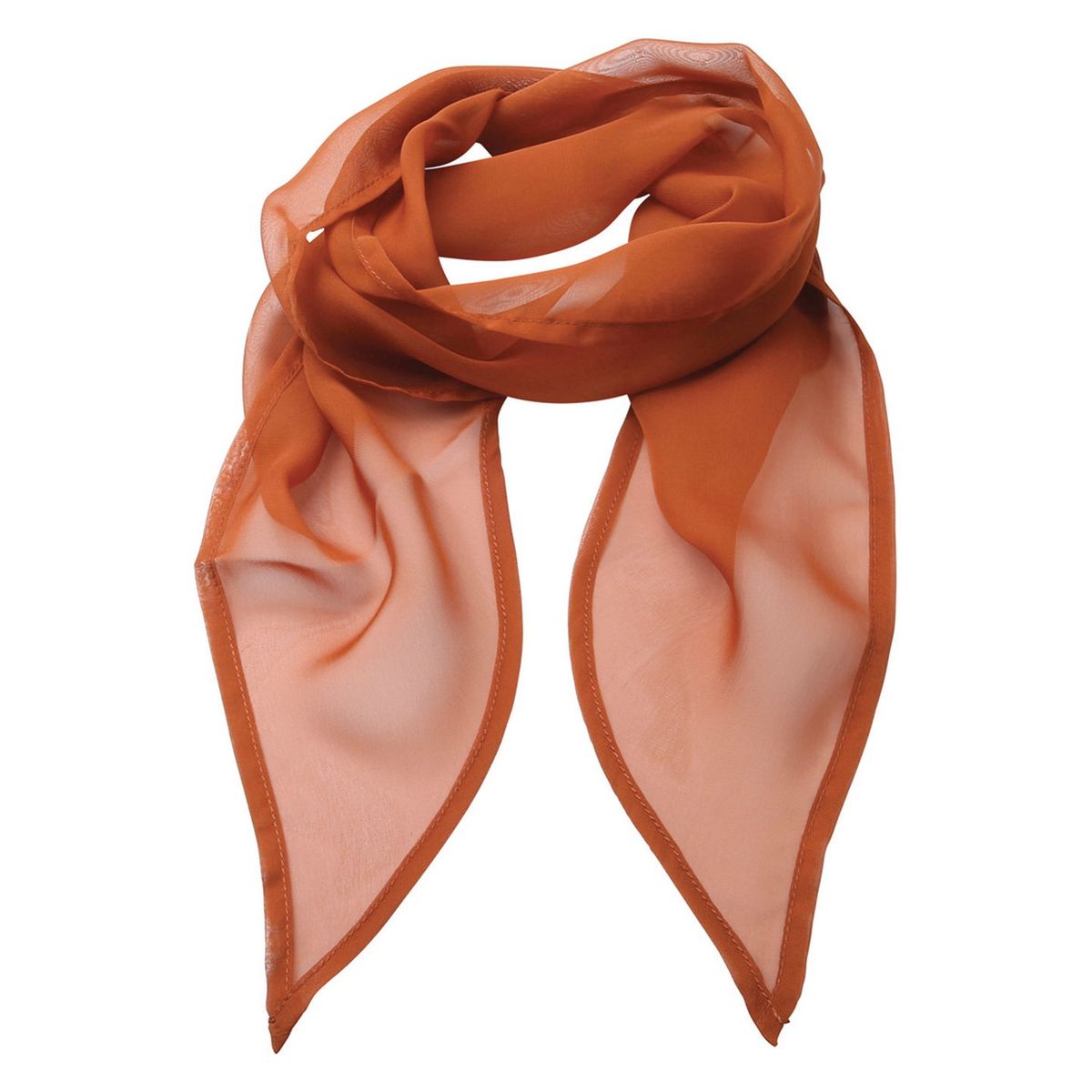 Einfarbiger Chiffon leichter Halsschal