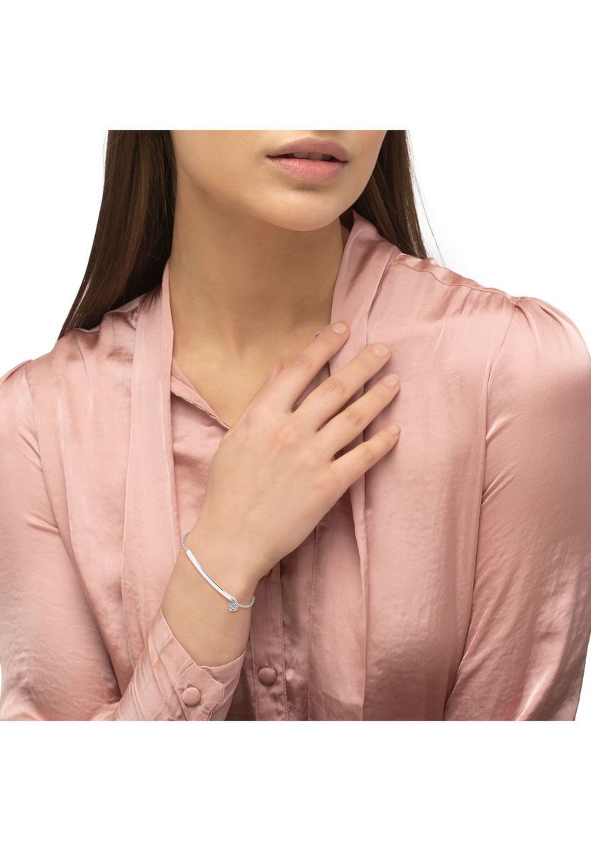 amor Damen Armband, 925er Silber, silber