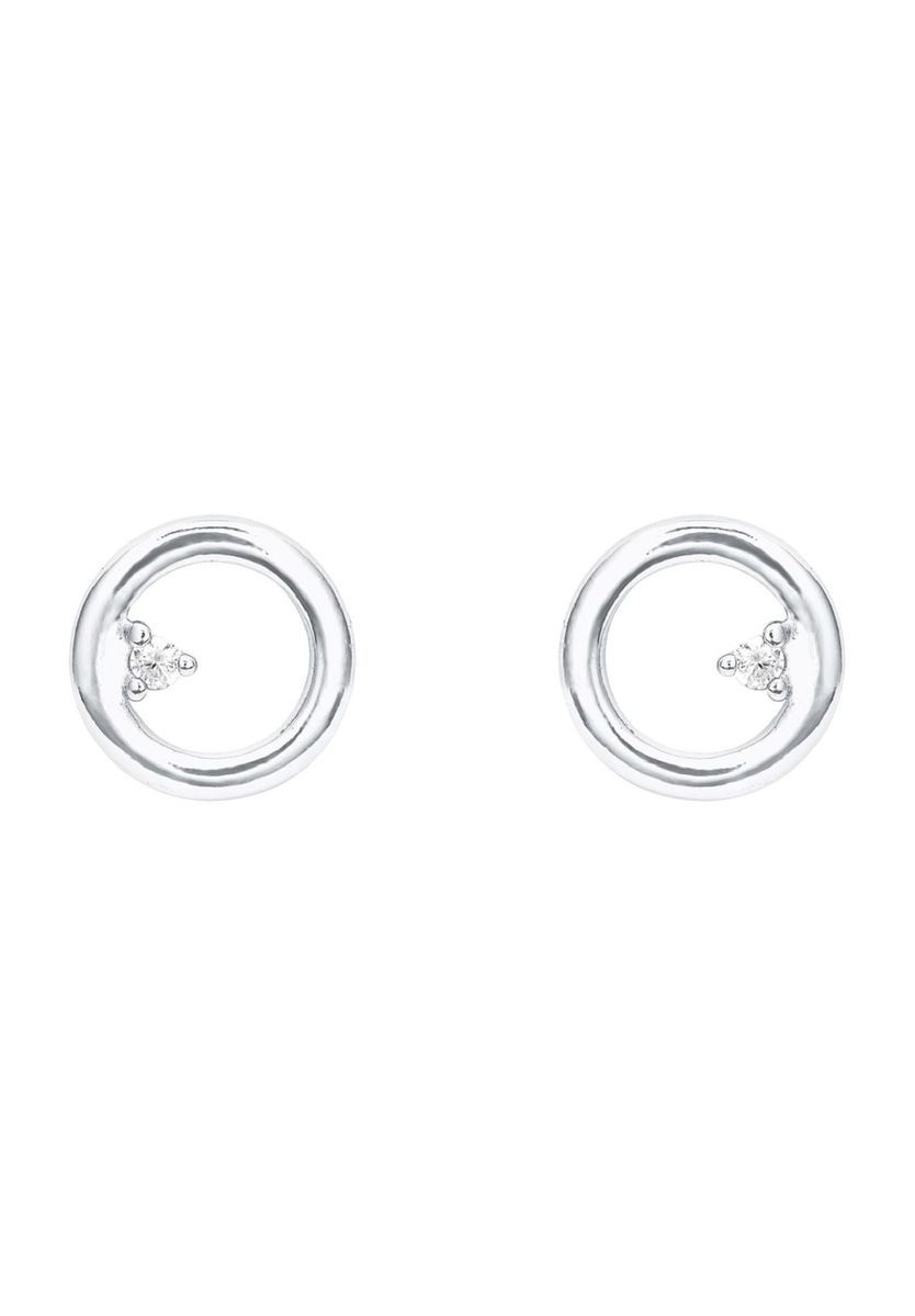 amor Damen Ohrstecker, 925er Silber, silber